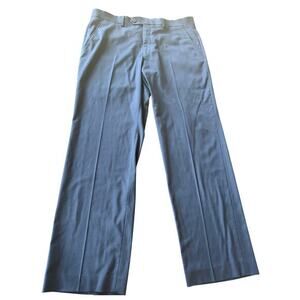 Alfani Mens Slim Fit Dress Pants 34x30 Navy Casual Outdoor Business Office Work